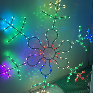 Guirnalda de luces para exteriores IP65, 5V, 12V, WS2811 Pixel, RGB, luces LED de cadena de semillas para decoración de árboles de Navidad, iluminación con motivos - Product Image 1