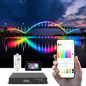 Outdoor Engineering DMX512 DC24V 6PCS <strong>LEDS</strong> 40MM RGB Point Light Source <strong>Pixel</strong> Light for Landscape - Product Image 3