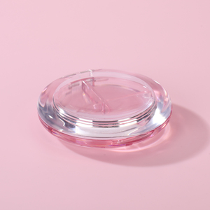 High Quality Customizable Plastic Eyeshadow <strong>Compacts</strong> New Design Flip-Top Snap-On Empty Concealer Compartments Embossed Printing - Product Image 5