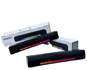 Nuovi prodotti per computer desktop colore blu dente altoparlante portatile plug-in subwoofer blu RGB altoparlante a denti lunghi grande volume - Product Image 1