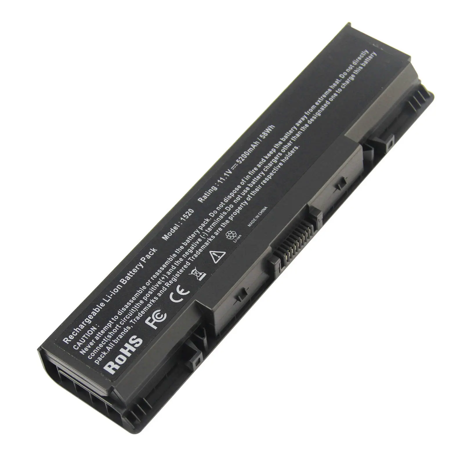 Batterie lithium-ion rechargeable 18650 pour ordinateur portable pour Dell Inspiron 1720 1721 1500 1520