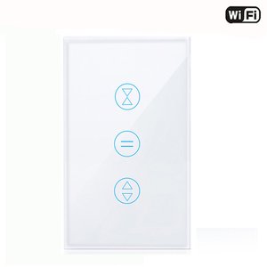 US Standard Tuya Intelligent Curtain <strong>Switch</strong> Intelligent <strong>Touch</strong> <strong>Switch</strong> <strong>Digital</strong> Control Curtain <strong>Switch</strong>
