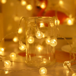 Factory Outlet Adornos navideños Luces al aire libre Cadena de luces LED 3M 20 RGB Copo de nieve Estrella IP65 Luces de cadena de hadas - Product Image 3