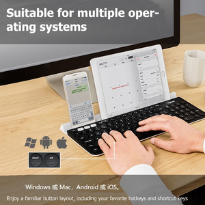 New Logitech K780 Multi-Device Wireless <strong>Keyboard</strong> FLOW Cross-<strong>Computer</strong> <strong>Control</strong> Compatible for <strong>Computer</strong> Phone and Tablet - Product Image 5