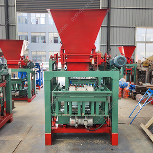 <strong>Automatic</strong> Vibration Compressed Earth Mud Cement Clay Eco Adobe Interlocking Interlock <strong>Block</strong> Brick <strong>Making</strong> <strong>Machine</strong> Price for Sale - Product Image 3