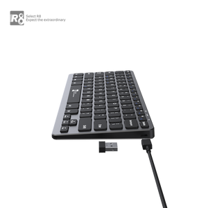 Teclado con logotipo personalizado, diseño ergonómico de oficina, Mini teclado inalámbrico OEM de alta calidad para Ipad, portátil y PC, venta al por mayor, 2023