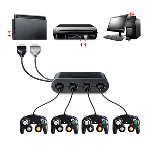 3 in 1 GC Controller Adapter für Nintendo Switch/WiU/PC 4 GameCube Controller Konverter Für Nintendo Switch mit USB Kabel - Product Image 2
