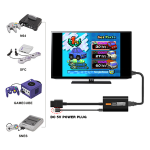 Neuester N64-Adapter HDMI für N64 SNES SFC Gamecube NGC akzeptiert AV und SV S-Video Eingang 1080P Ausgang