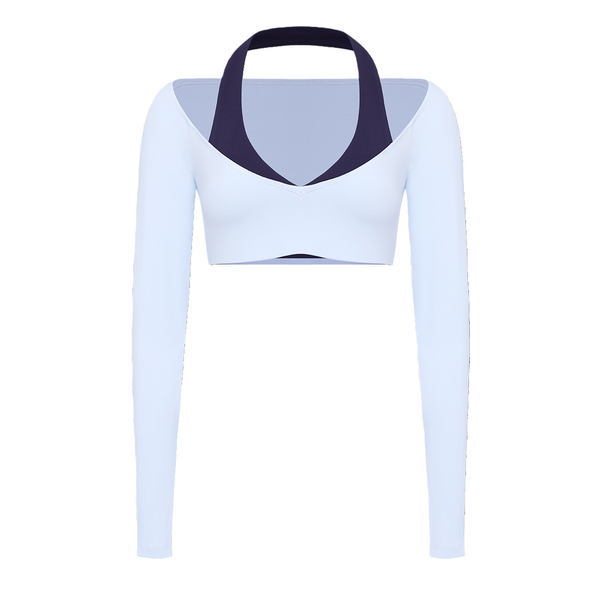 Top azzurro