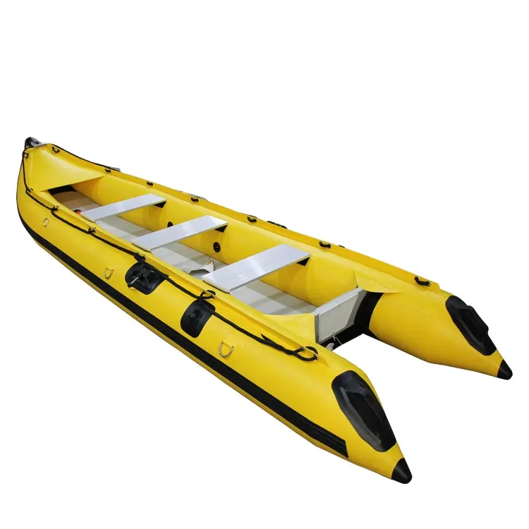 Preço competitivo Inflável 13ft Kayak 4 Pessoa PVC Tecido Inflável Kayak Boat