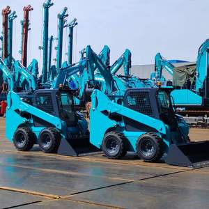 Minicargadora de dirección deslizante diésel 66HP de China que funciona con accesorios Swl2830