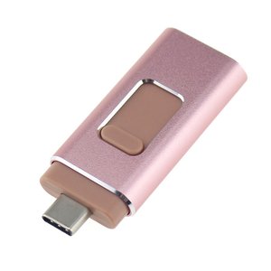 兼容4合1 OTG USB闪存驱动器HD USB 3.0闪存Pendrive 128GB安卓手机微型USB类型C - Product Image 4