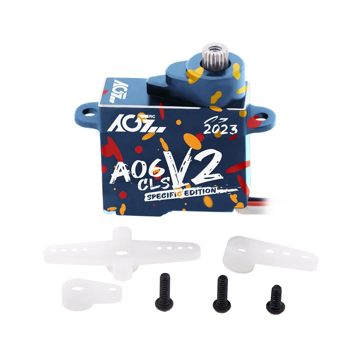 AGFRC2023 Specific Edition Servo A06CLS V2 20T JST 3KG 0.052Sec MG7gミニサイズRCカー/飛行機用小型サーボモーター