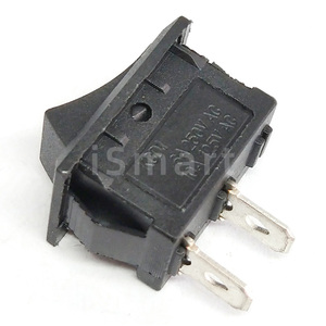 KCD1 KCD1-101 2 Pin 2 pozisyon açma/kapama Rocker anahtarı güç anahtarı AC 6A/250V 10A/125V 15*21mm - Product Image 2