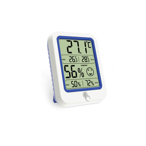 मिनी पोर्टेबल दीवार घड़ी थर्मामीटर हाइग्रोमीटर सेंसर अधिकतम मिनट थर्मामीटर - Product Image 4