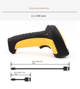 Scanner di codici a barre portatile industriale acquisizione dati stabile cablata codici DPM di decodifica trans e ad alte prestazioni - Product Image 3