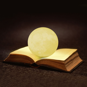 Round Ball RGB 3D <strong>Moon</strong> Lamp Competitive Price Color Changing LED Table Light for Kids Companion &amp; Room <strong>Dark</strong> Night Decor - Product Image 3