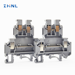 Conector de conexión de dos capas Ukk5, bloque de terminales de tornillo de doble nivel de carril Din - Product Image 2