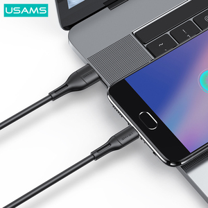 USAMS USB ที่ชาร์จเร็ว Micro USB สายชาร์จข้อมูล1เมตรสำหรับอุปกรณ์ที่มีพอร์ตไมโคร - Product Image 5