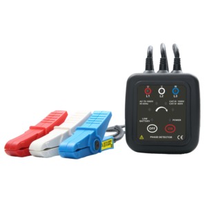 เครื่องตรวจจับเฟสแบบไม่สัมผัส ETCR1000C แบบพกพาจอแสดงผลเสียงแบบไดนามิก AC 70V ~ 1000V เครื่องตรวจจับลำดับเฟสแบบไม่สัมผัส - Product Image 1