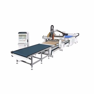 Factory Supply Fully <strong>Auto</strong> <strong>CNC</strong> <strong>Router</strong> Cutting <strong>Machine</strong> for Furniture Plate Automatic <strong>Loading</strong> and Unloading Woodworking Price - Product Image 3