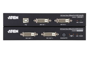 Aten CE624-AT-Z/Ce624l/Ce624r KVM交换机USB DVI双显示器2.0信号扩展器，支持双显示器 - Product Image 2