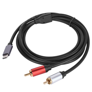 Cable de Audio USB tipo C a 2 RCA, conector RCA USB-C, Compatible con amplificador de cine en casa, DVD - Product Image 3