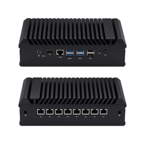 Q818GE Barebone Mini PC <strong>Computer</strong> Celeron 3867U 8 LAN Ports <strong>Network</strong> Switch Pfsense Firewall PC - Product Image 1