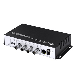 กล่องเก็บสัญญาณวิดีโอ4K SRT RTMP RTSP UDP 4in1,3G 6G SDI ตัวเข้ารหัสการ์ดเครื่องส่งสัญญาณถ่ายทอดสด IPTV - Product Image 1