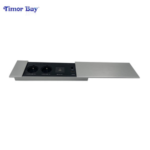 Toma de corriente inteligente para escritorio, enchufe deslizante con USB - Product Image 6