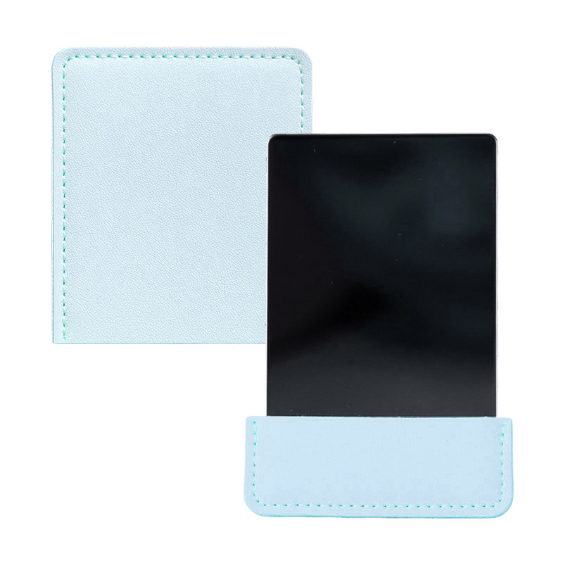 Blue PU Leather Mirror