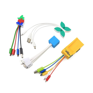 圣诞礼物USB C电缆定制聚氯乙烯手机Usb电缆任何形状定制USB电缆多端口微型C型8针 - Product Image 4