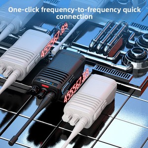 One-Button <strong>Radio</strong> Frequency <strong>Intercom</strong> with Intelligent Voice Announcement Walkie Talkie Product - Product Image 4