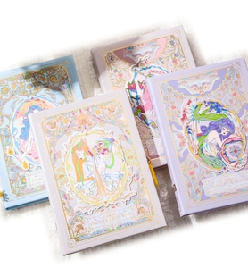 Exquisito cuaderno de encuadernación dura Retro serie A3 estilo impreso con estampado en caliente borla marcapáginas cubierta de papel Página de Color libro mayor de notas - Product Image 1