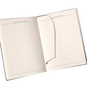 Wholesale <strong>Custom</strong> B5 &amp; A4 PU Leather <strong>Notebook</strong> Journal Diary with <strong>Elastic</strong> <strong>Strap</strong> and Printed Brand Logo Notepad Note Book - Product Image 4