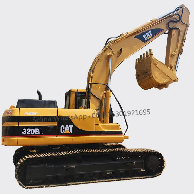 Excavator Earth-Moving Machinery Used CAT 320 Excavator Hydraulic Digger Caterpillar 320BL 320B Excavators