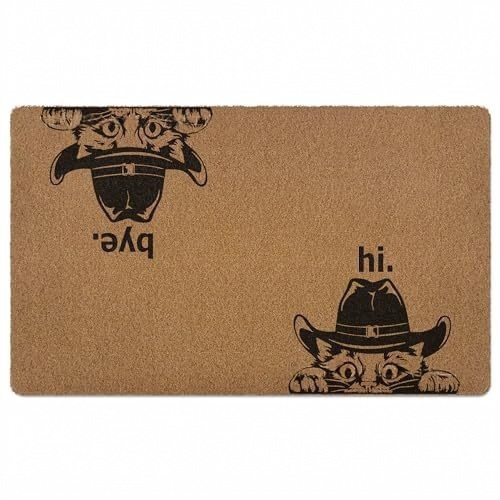 Western Cat - Tapis de sol imitation fibre de coco