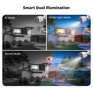 5MP กล้องตรวจจับใบหน้าแบบ6ช่องสัญญาณ IP66กันน้ำได้กล้อง NVR แบบสองทางอุปกรณ์ตรวจจับใบหน้า/มนุษย์/ยานพาหนะ