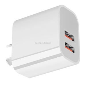Wholesale <strong>All</strong> Plug Usb Fast Cell Phones Smartphones Charging Adapter Dual Port 2.4A Australian Indian Mobile Wall <strong>Charger</strong> - Product Image 6