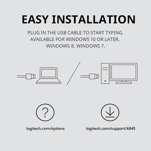 Logitechs K835 con cable TKL Teclado mecánico para juegos RGB Light Gamer Ergonómico Personalizado Pc Computadora Rgb Teclados retroiluminados para juegos - Product Image 5