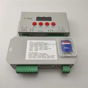 DC5V DC12-24V Vollfarb-SD-Karten programm K-1000C Controller für adressierbaren DMX512 LED-Streifen