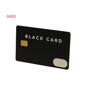 Personalizado PVC IC inteligente VISA MASTER Banco THD89 CPU Chip de interfaz dual tarjeta IC inteligente - Product Image 1