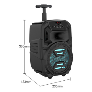ZQS-6111工厂流行DJ声音蓝牙扬声器带led灯音乐系统带USB FM支持手推车扬声器卡拉OK - Product Image 6