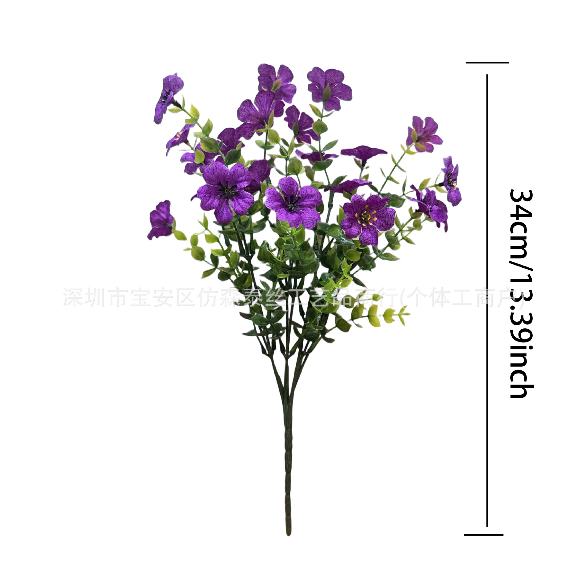 Eucalyptus violet à 7 fourches (lotus rouge)