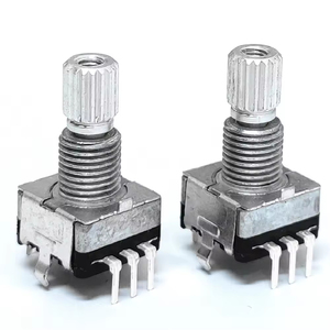 Samplemicroロータリーエンコーダ5V 20パルス20位置決め垂直回転エンコーダ押しボタン付き - Product Image 2