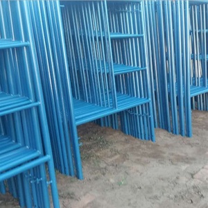 Caminar A través de andamio Marco de soldadura de arco de acero pintura un marco Q235 Tubular de escalera de acero andamio de Marco - Product Image 6
