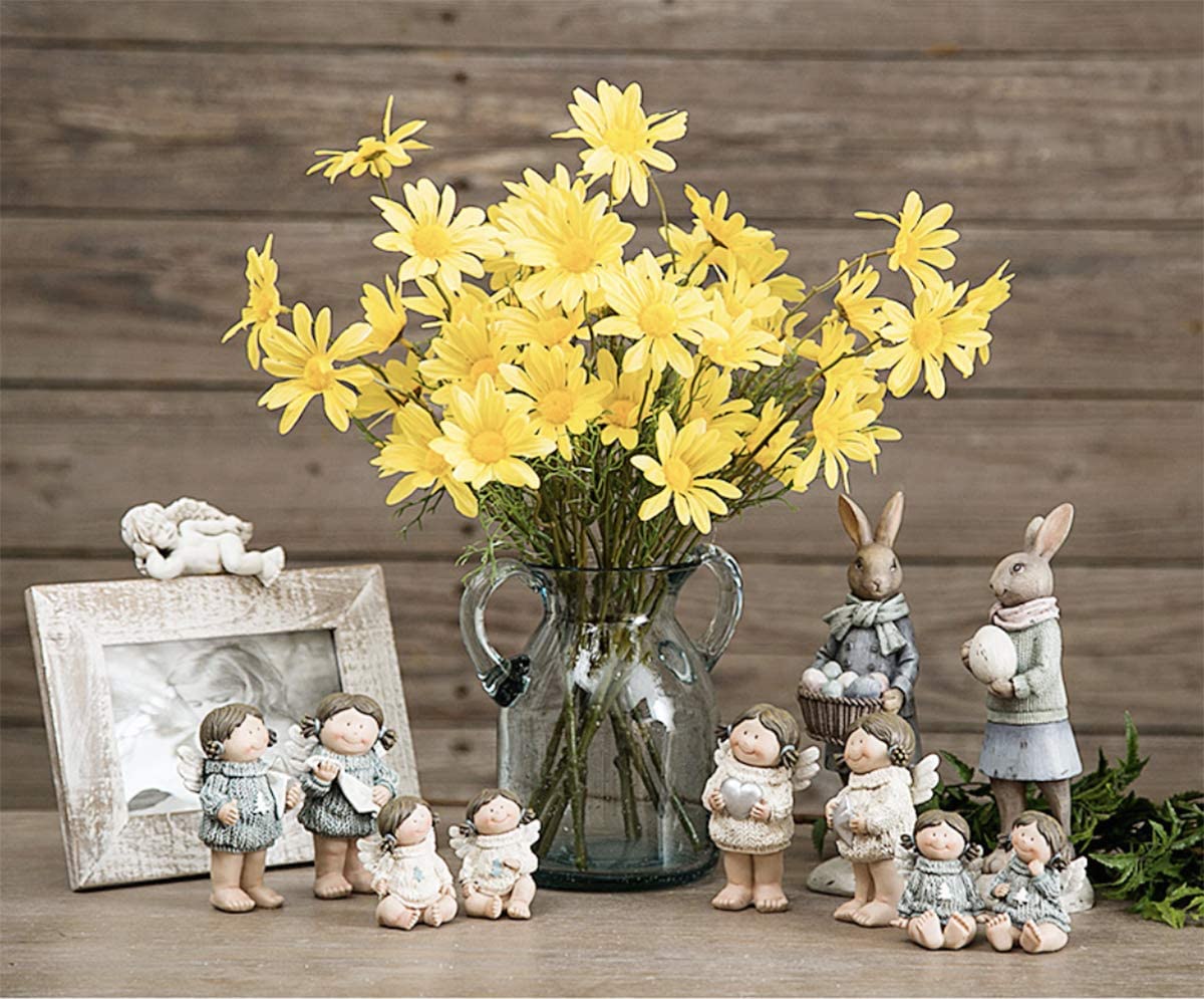 Noah Decoration Double Ear Hand-Blown and Handmade Transparent Glass Vase for Home and Wedding Decoration