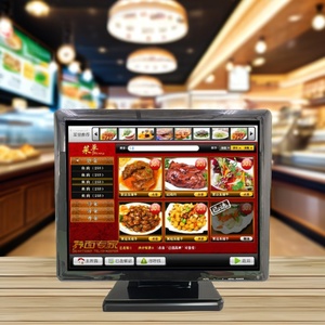 Monitor de pantalla táctil de 15 pulgadas con pantalla HD y entrada VGA para sistema POS para restaurante caro Nuevo accesorio de computadora - Product Image 1