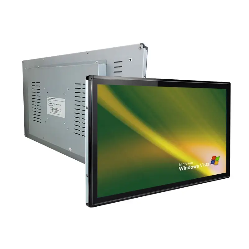 13.3 Inch IP65 Industrial LCD Monitor with DVI and USB Interface New Open Frame Touch Screen Display 16/9 Aspect Ratio