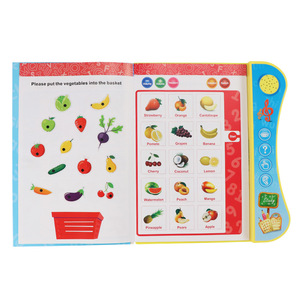 智力学习书儿童学习语音闪存卡教育智慧书带圆点笔 - Product Image 3